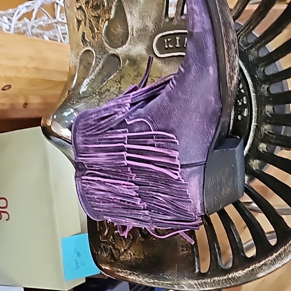 ROPER FRINGE BOOT- PURPLE 7.5 NEW - Picture 9 of 16